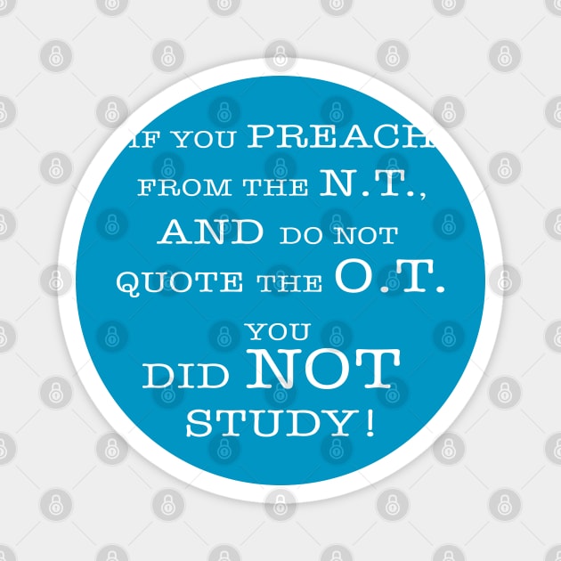 Quote the Old Testament Magnet by Thread Bear